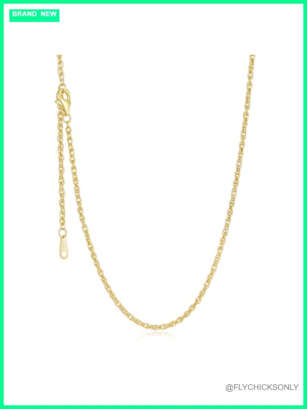 14K Gold Chain Necklace Women Hypoallergenic Everyday Jewelry Gift